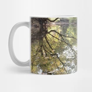 Beautiful Natural Fall Foliage Reflections of Nature on Water at Indian Creek Mug